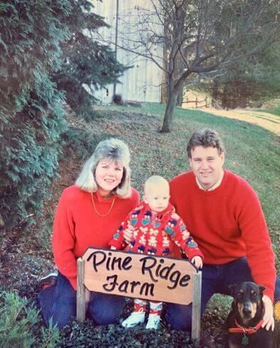 Scott Kingsley Swift with his wife and daughter.